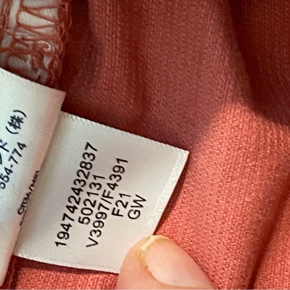 Lands' End Women's Red Straight Leg Corduroy Pants - Picture 7 of 7